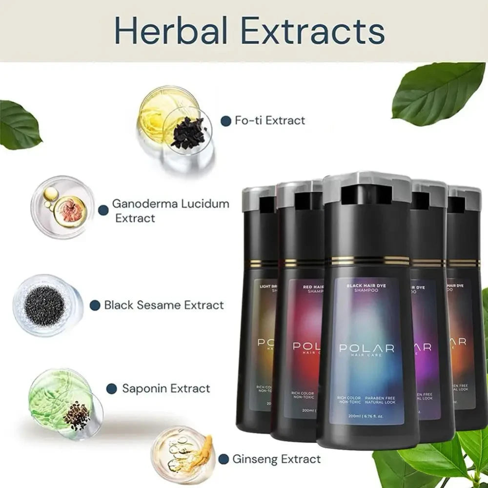 Natural Hair Dye Shampoo