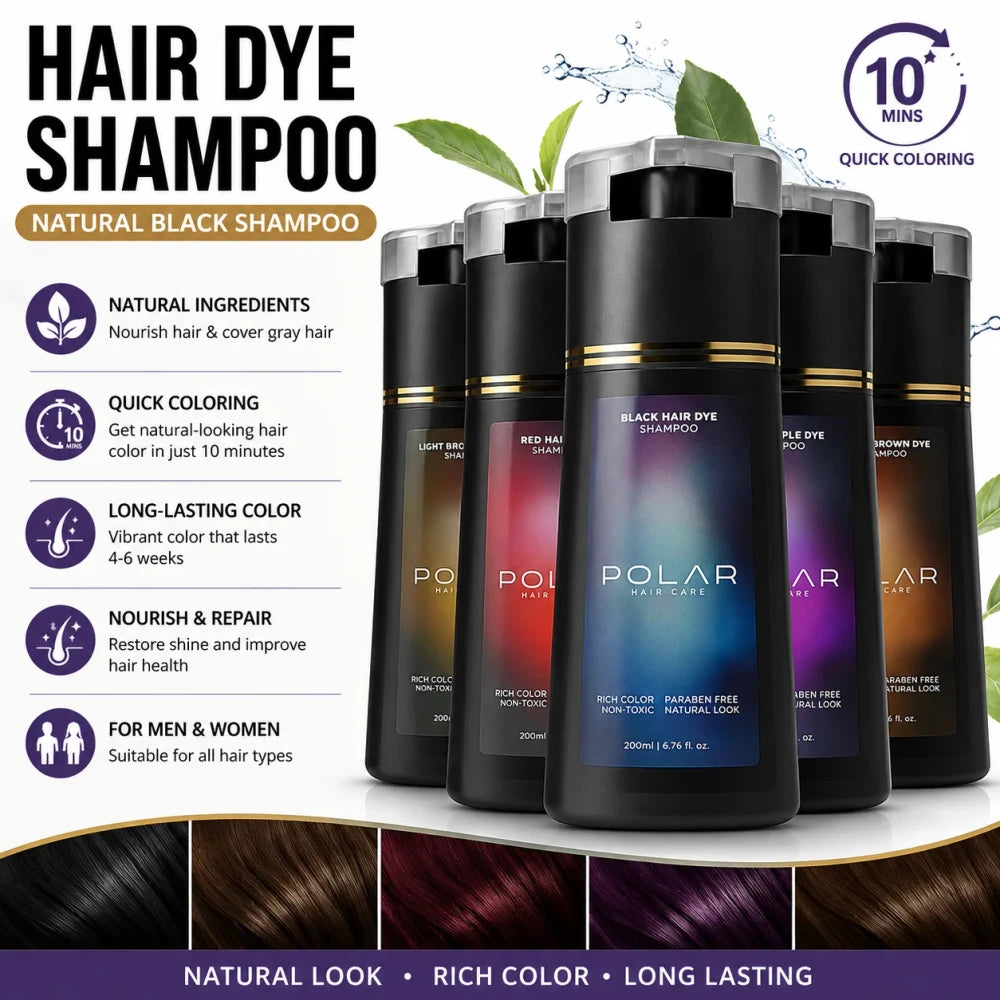 Natural Hair Dye Shampoo