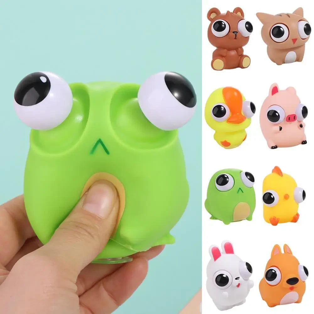 Pop Eye Animal Squeeze Toy