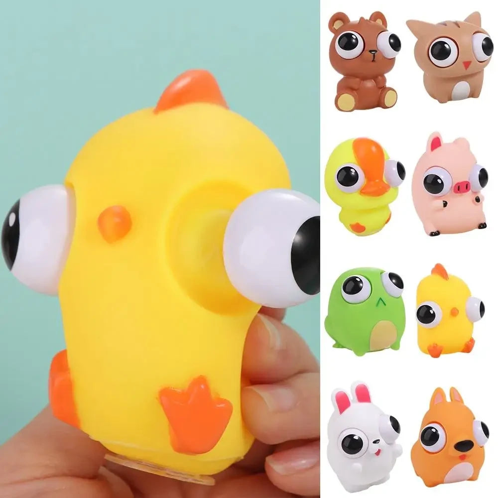 Pop Eye Animal Squeeze Toy