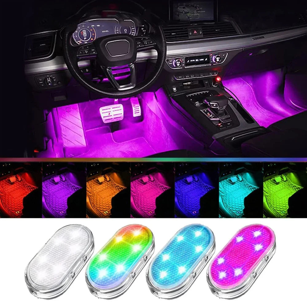 Rechargeable LED Car Interior Lights