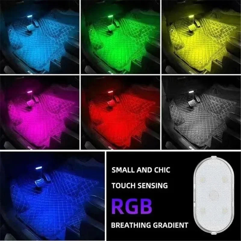 Rechargeable LED Car Interior Lights